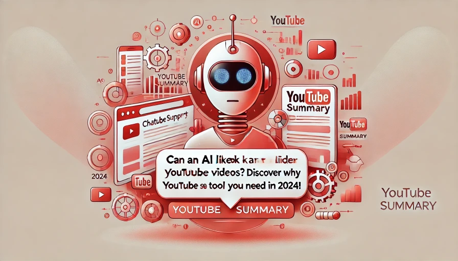 Can an AI like ChatGPT Watch YouTube Videos in 2024? Discover Why YouTubeSummary is the Must-Have Tool of the Year!