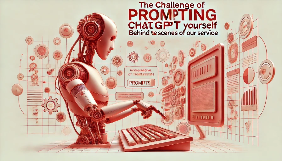 The Challenge of Prompting ChatGPT Yourself: Behind the Scenes of Our Service