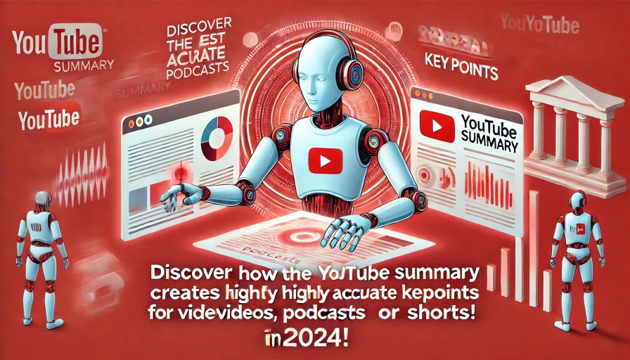 Discover how the best YouTube Summary creates highly accurate
            key points for videos, podcasts or shorts in 2024!